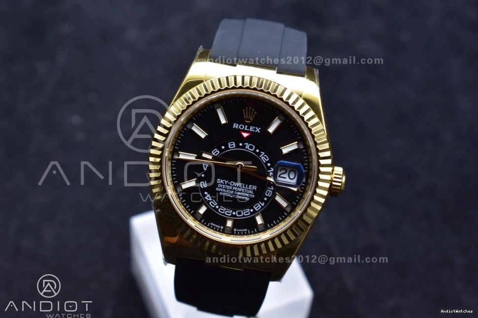 Sky-Dweller ZF YG 1:1 Weight) Strap (Gain Oysterflex Durable Edition Dial Black 1098 on Best A23J 336238 0831